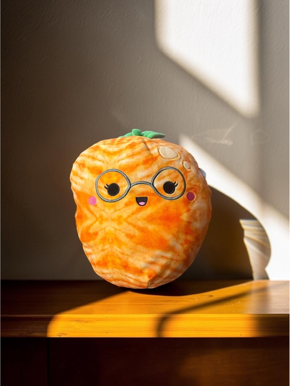 Judy the Tangerine (with glasses) Squishmallow